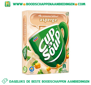 Unox Cup-A-Soup Aspergesoep aanbieding