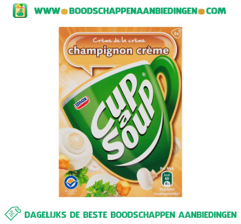 Unox Cup-A-Soup Champignonsoep Crème aanbieding