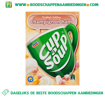 Unox Cup-A-Soup Champignonsoep Ham aanbieding
