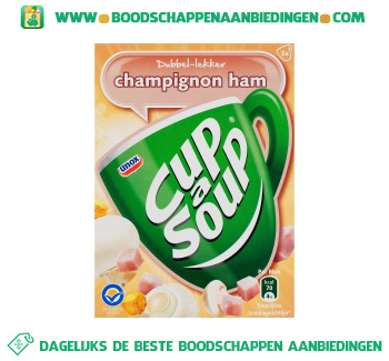 Cup-A-Soup Champignonsoep Ham aanbieding