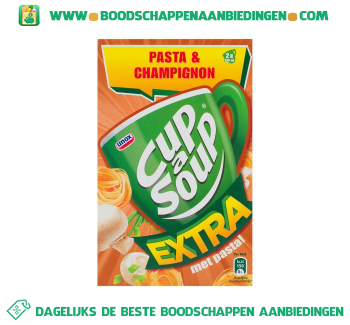 Unox Cup-A-Soup Extra Pasta & Champignonsoep aanbieding