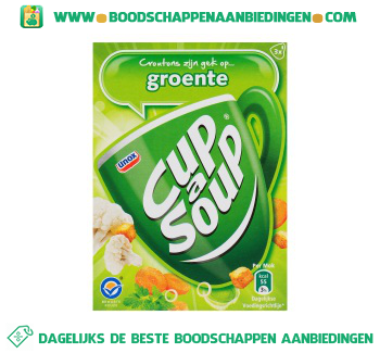 Unox Cup-A-Soup Groentesoep aanbieding