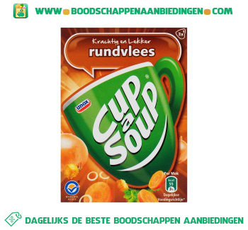 Cup-A-Soup Rundvleessoep aanbieding