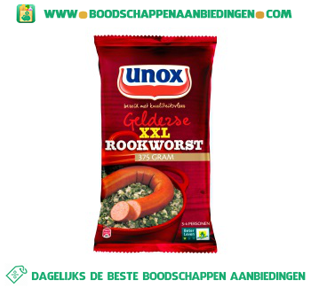 Unox Gelderse Rookworst XXL aanbieding