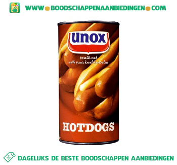 Hotdogs aanbieding