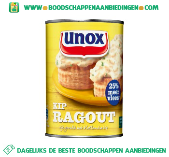 Unox Kipragout aanbieding