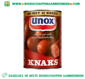 Unox Knaks aanbieding