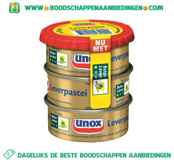 Unox Leverpastei 3-pak aanbieding