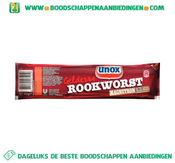 Magnetron Rookworst aanbieding