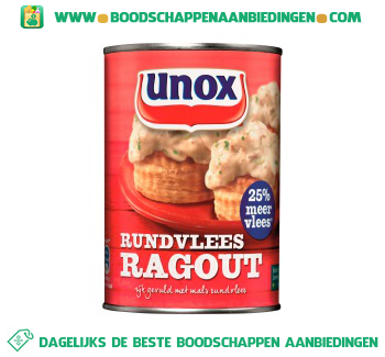 Rundvleesragout aanbieding