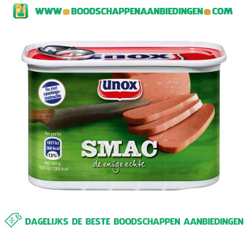 Unox Smac aanbieding