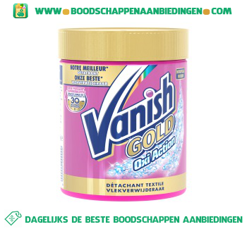 Vanish Gold pink oxi action aanbieding