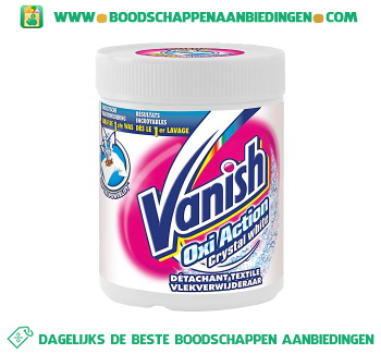 Vanish Oxi action crystal white vlekverwijderaar aanbieding