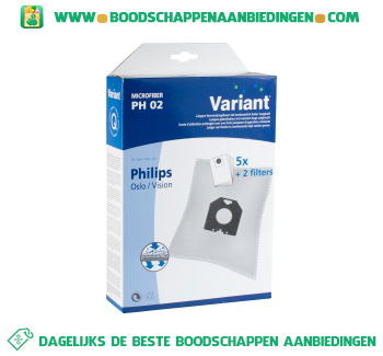 Variant Stofzuigerzak Philips PH02 aanbieding