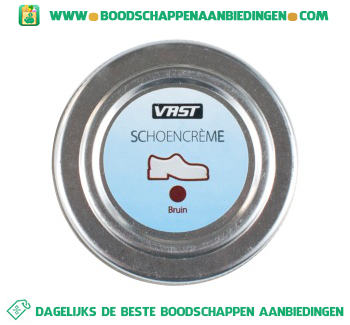 Vast Schoencreme bruin aanbieding