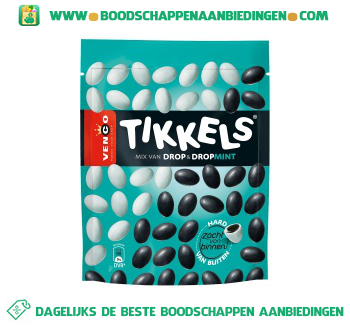 Tikkels drop & dropmint aanbieding