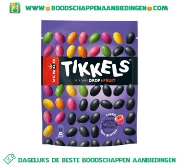 Tikkels drop & fruit aanbieding