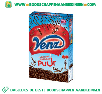 Venz Chocoladehagelslag puur aanbieding