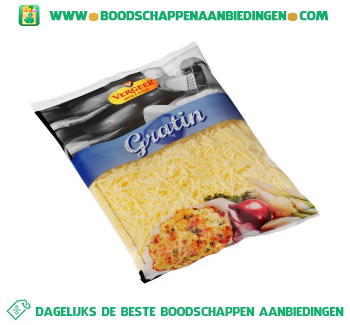 Geraspte kaas gratin aanbieding