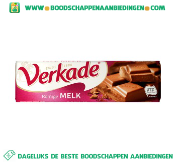 Verkade Chocoladereep melk aanbieding