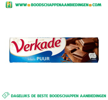 Chocoladereep puur aanbieding