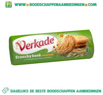 Verkade Crunchy koek original aanbieding