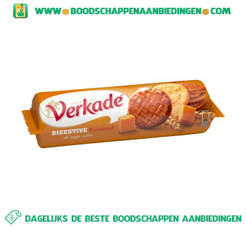 Verkade Digestive karamel aanbieding