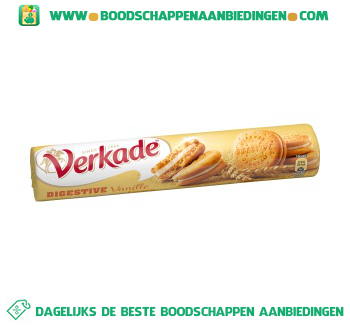 Verkade Digestive vanille cream aanbieding