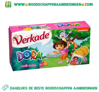 Verkade Dora vanillekoekjes aanbieding