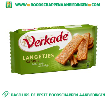 Verkade Langetjes kaneel aanbieding