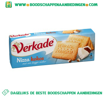 Verkade Nizza kokosbiscuits aanbieding