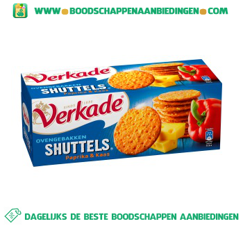 Verkade Shuttels paprika & kaas aanbieding