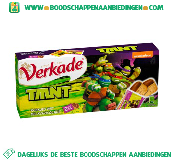 Turtles koekjes met melkchocolade aanbieding