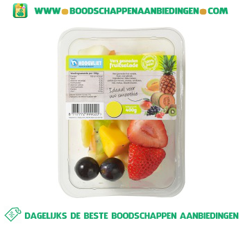 Verse fruitsalade aanbieding