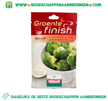 Groentefinish voor broccoli aanbieding