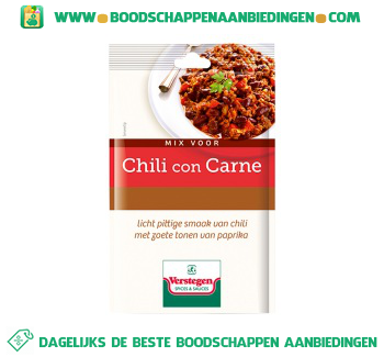 Verstegen Kruidenmix chili con carne aanbieding