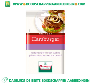 Verstegen Kruidenmix hamburger aanbieding