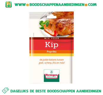 Kruidenmix kip paprika aanbieding