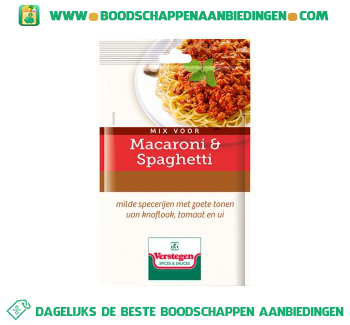 Verstegen Kruidenmix macaroni spaghetti aanbieding