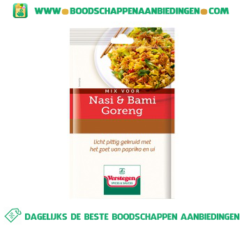 Verstegen Kruidenmix nasi-bami goreng aanbieding