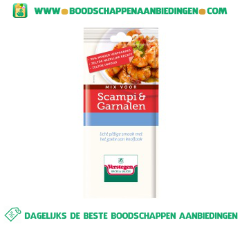 Kruidenmix voor scampi aanbieding