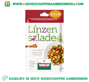 Verstegen Mix voor vegetarische linzen salade aanbieding