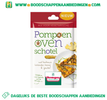 Mix voor vegetarische ovenschotel pompoen aanbieding