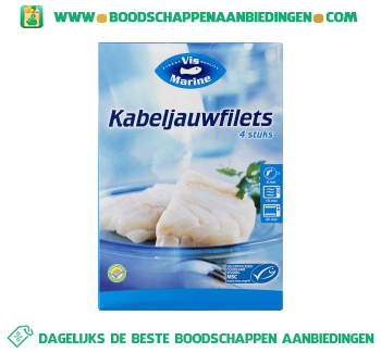 Kabeljauwfilets aanbieding