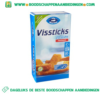 Vismarine Vissticks aanbieding