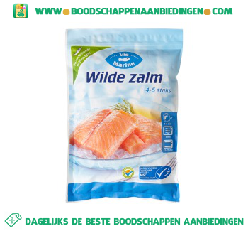 Wilde zalm aanbieding