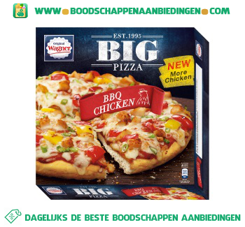 Big pizza bbq-chicken aanbieding