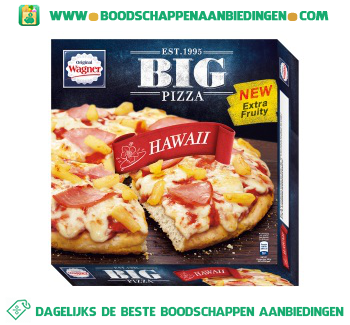 Wagner Big pizza hawaii aanbieding