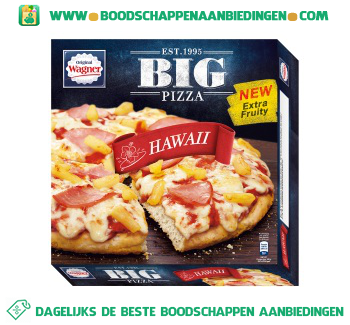 binnenplaats geluid dok Wagner Big pizza hawaii aanbieding - Boodschappen Aanbiedingen