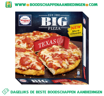 Wagner Big pizza texas aanbieding